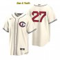 men's & youth Baseball Team Uniform #27 Seiya Suzuki Jerseys Cream CoolBase League Shirts