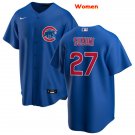 women's Baseball Team Uniform #27 Seiya Suzuki Jerseys Royal CoolBase League lady Shirts