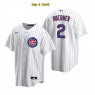 men's & youth Baseball Team Uniform #2 Nico Hoerner Jerseys White CoolBase League Shirts