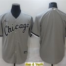 men's & youth Baseball Team Uniform Chicago White Sox Blank Jerseys Gray CoolBase League Shirts