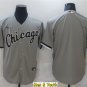 men's & youth Baseball Team Uniform Chicago White Sox Blank Jerseys Gray CoolBase League Shirts