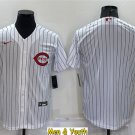 men's & youth Baseball Team Uniform Cincinnati Reds Blank Jerseys White Field of Dreams Shirts