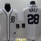men's & youth Baseball Team Uniform #28 Javier Baez Jerseys White Home CoolBase League Shirts