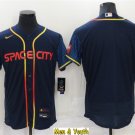 men's & youth Baseball Team Uniform Houston Astros Blank Jerseys Navy City Connect FlexBase Shirts