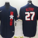 men's & youth Baseball Team Uniform #27 Jose Altuve Jerseys Navy CoolBase 2021 All-Star Game Shirts
