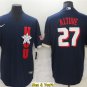 men's & youth Baseball Team Uniform #27 Jose Altuve Jerseys Navy CoolBase 2021 All-Star Game Shirts