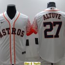 men's & youth Baseball Team Uniform #27 Jose Altuve Jerseys White Drift Fashion League Shirts