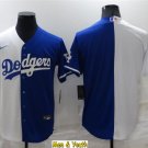 men's & youth Baseball Team Uniform LA Dodgers Blank Jerseys Blue/White Split CoolBase League Shirts