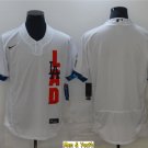 men's & youth Baseball Uniform LA Dodgers Blank Jerseys White 2021 All-Star Game FlexBase Shirts
