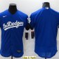 men's & youth Baseball Uniform Los Angeles Dodgers Blank Jerseys Royal City Connect FlexBase Shirts