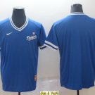 men's & youth Baseball Team Uniform Los Angeles Dodgers Blank Jerseys Blue Cooperstown V Neck Shirts