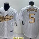 men's & youth Baseball Uniform #5 Freddie Freeman Jerseys White 2022 All-Star Game CoolBase Shirts