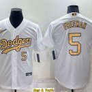 men's & youth Baseball Uniform #5 Freddie Freeman Jerseys White 2022 All-Star Game FlexBase Shirts