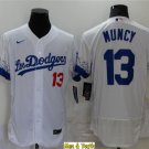 men's & youth Baseball Team Uniform #13 Max Muncy Jerseys White City Connect FlexBase League Shirts