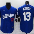 men's Baseball Team Uniform #13 Max Muncy Jerseys Royal City Connect CoolBase League adults Shirts