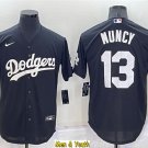 men's & youth Baseball Team Uniform #13 Max Muncy Jerseys Black Turn Back The Clock CoolBase Shirts