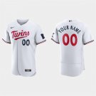 men's & youth Baseball Twins Uniform #00 Custom Jerseys 2023 Home White FlexBase Game Shirts