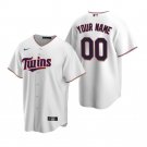 men's & youth Baseball Twins Uniform #00 Custom name number Jerseys White CoolBase Game Shirts