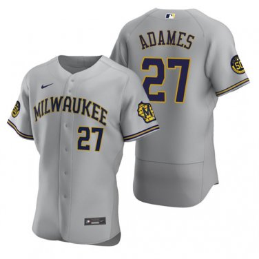 Game-Used Jersey #27 Willy Adames Grey 2021