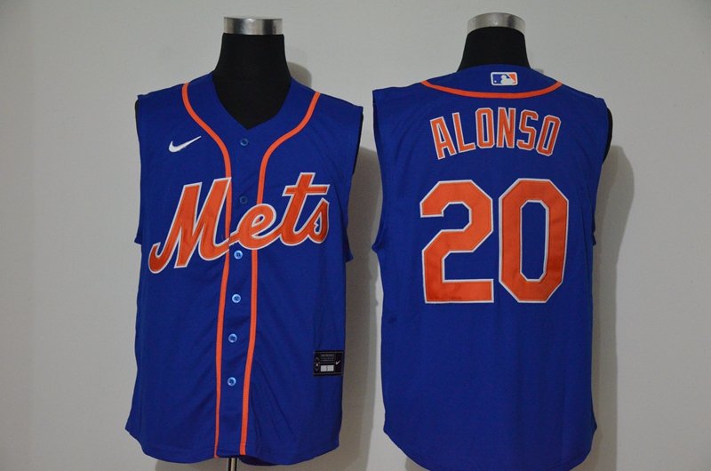 men's & youth Baseball Team Uniform 20 Pete Alonso Jerseys Royal