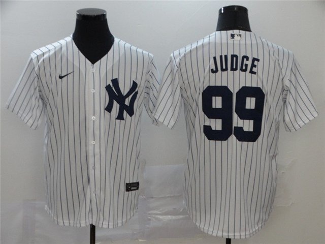 men's Baseball Team Uniform #99 Aaron Judge Jerseys White Home CoolBase Game adults Shirts