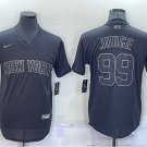 men's & youth Baseball Team Uniform #99 Aaron Judge Jerseys Black Pitch Fashion V Neck Shirts