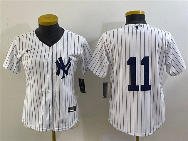 women's Baseball Team Uniform #11 Anthony Volpe Jerseys White Home CoolBase Game ladys Shirts