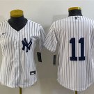 women's Baseball Team Uniform #11 Anthony Volpe Jerseys White Home CoolBase Game ladys Shirts