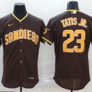 men's & youth Baseball Padres Uniform #23 Fernando Tatís Jr. Jerseys Brown FlexBase Game Shirts