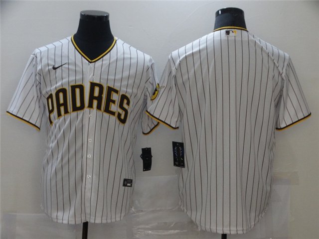men's Baseball Padres Uniform Blank Jerseys White Home CoolBase Game Team adults Shirts