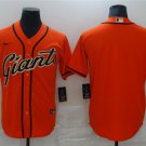 men's & youth Baseball Giants Uniform Blank Jerseys Orange Alternate CoolBase Game Team Shirts