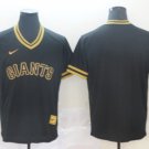 men's & youth Baseball Giants Uniform Blank Jerseys Black Gold Cooperstown V Neck Team Shirts