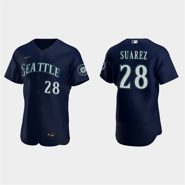 Seattle Mariners - Mens Aqua Alternate Game Stitched Jersey