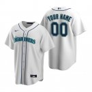men's & youth Baseball Mariners Uniform #00 Custom name number Jerseys White Home Cool Game Shirts