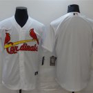 men's & youth Baseball Cardinals Uniform Blank Jerseys White Home Cool Team Game Player Shirts