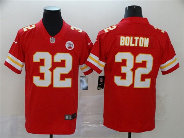men's Football Chiefs Uniform #32 Nick Bolton Jersey Red Team Game Player Limited adults Shirts