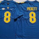men's & youth Football Panthers Uniform #8 Kenny Pickett Jerseys Royal College Game Limited Shirts