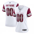 Women's Football Washington Commanders Uniform #00 Custom Jerseys White Limited ladys Shirts