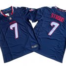 men's & youth Football Texans Uniform 7 C.J. Stroud Jerseys 2024 Navy F.U.S.E. Limited Player shirt