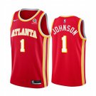 men's & youth Atlanta Hawks 1 Jalen Johnson Jersey Red 2021-22 Icon Edition Swingman Basketball