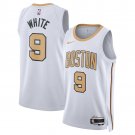 men's & youth Boston Celtics 9 Derrick White Jersey White 2025/26 City Edition Swingman Basketball