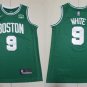 men's & youth Boston Celtics 9 Derrick White Jersey Green Icon Edition Swingman Basketball