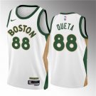 men's & youth Boston Celtics 88 Neemias Queta Jersey White 2023/24 City Edition Swingman Basketball
