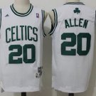 men's & youth Boston Celtics 20 Ray Allen Jersey White Retro M&N Classics Throwback Basketball