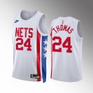 men's & youth Brooklyn Nets 24 Cam Thomas Jersey White 2022-23 Classic Edition Swingman Basketball