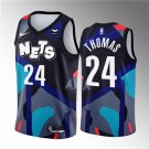 men's & youth Brooklyn Nets 24 Cam Thomas Jersey Black 2023-24 City Edition Swingman Basketball