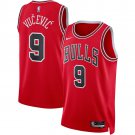 men's & youth Chicago Bulls 9 Nikola Vucevic Jersey Red Icon Edition Swingman Basketball Game