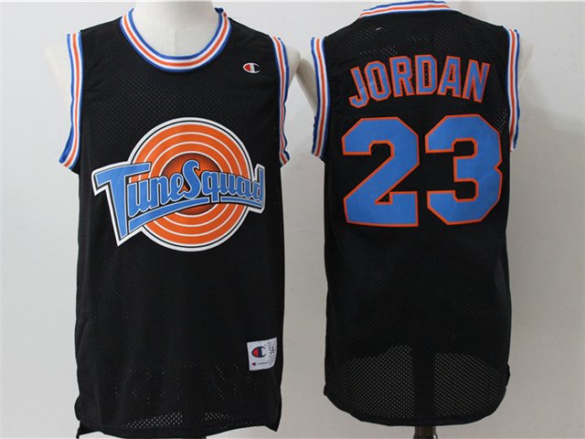 men's & youth Space Jam Tune Squad 23 Michael Jordan Jersey Black Movie Basketball