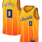 men's & youth Charlotte Hornets 0 Miles Bridges Jersey Orange 2025/26 City Swingman Basketball