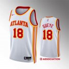men's & youth Atlanta Hawks 18 Mouhamed Gueye Jersey White Association Swingman Basketball